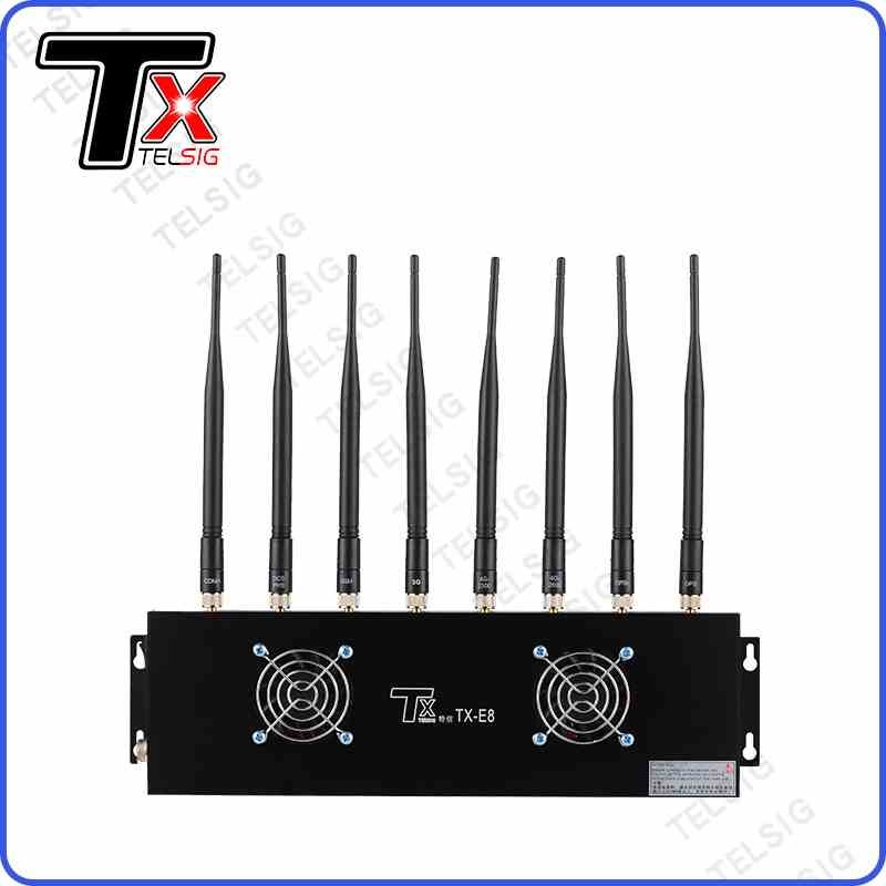 Fixed 24hs Radio Jamming Device , Stable Signal Blocking Cell Phone