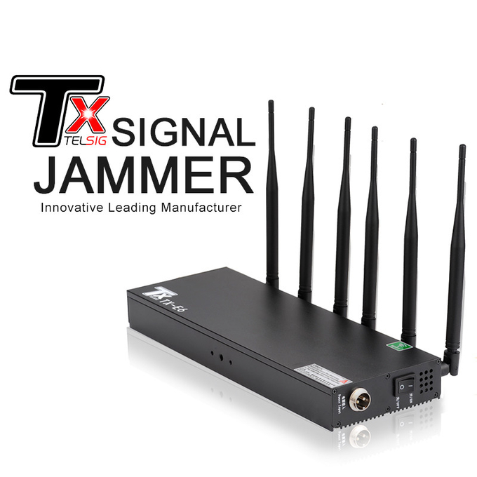 Indoor Device To Block Wifi Signal , 20MHZ 6.5Ghz Wifi Network Jammer