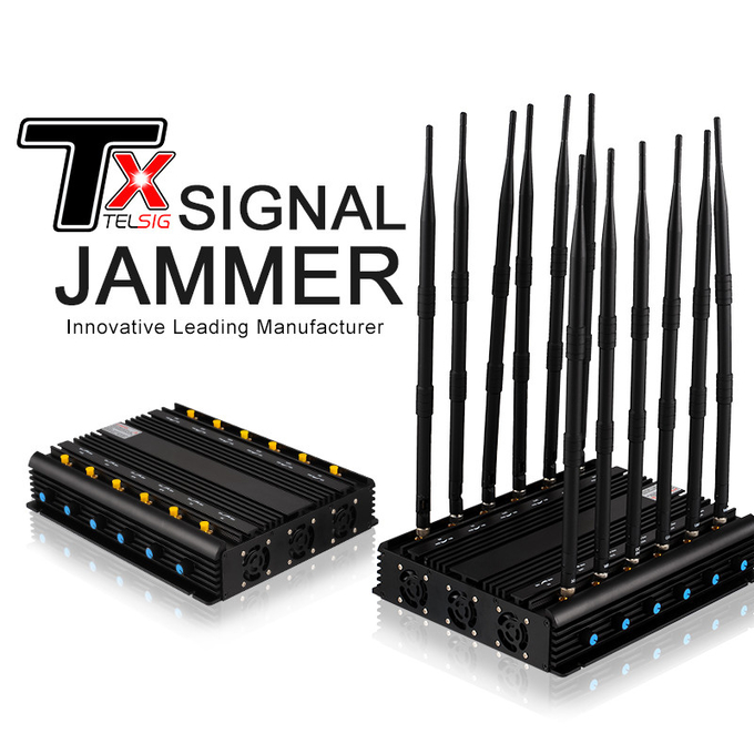 Portable WIFI Signal Jammer Blocker Counter High Frequency For 2G 5G