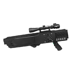 High Power 6 Channels Anti Drone Gun Jammer 1500 Meters 800MHz 900MHz Black Color