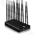 Customized 16 Antenna Cell Phone Signal Blocker 10-50meters Desktop Signal Isolator