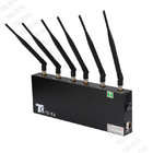 6 Channel Cell Phone Signal Jammer Desktop RF Signal Isolator Built in Cooling Fans