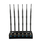 Customized 6 Channel Wireless Signal Jammer Jamming Cell Phone 2 3 4 5G GPS WiFi VHF UHF