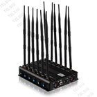 Black RF Signal Jammer 200 - 300m2 For Cell Phone 2 3 4 5G GPS VHF UHF WiFi Lojack GSM