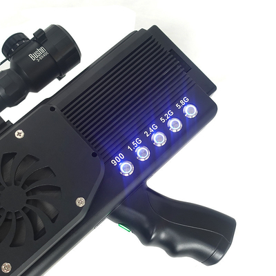 6 Band Gun Shape Drone Jammer UAV blocker VIP protection military