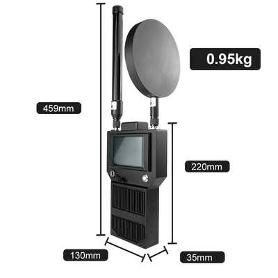 TX 1.5-2km   3 Channel full band Hand Held drone Detector