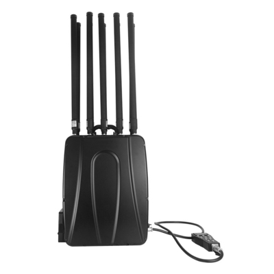 10 Channel 1.5km 433mhz 2.4G  Manpack Jammer 360° full Range Jamming For FPV