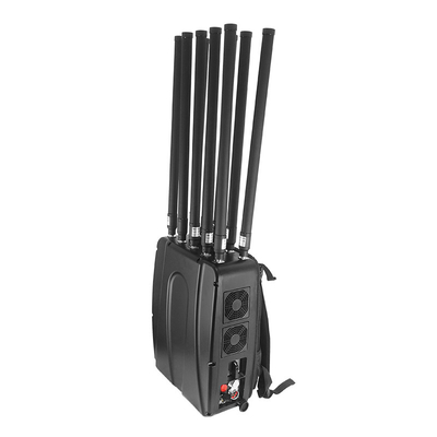 10 Channel 1.5km 433mhz 2.4G  Manpack Jammer 360° full Range Jamming For FPV