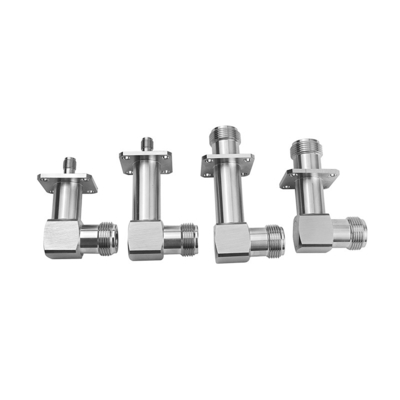 90 Degree Flanged Joint Copper-made S In N Connector For Drone System Device