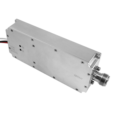 GaN Material N-End 90W 2400-2500MHz Circulator Jammer Module for Anti UAV Red Black Enable Wire Power Supply
