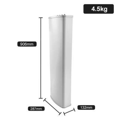 High gain outdoors sector panel 4 port antenna for wifi GPS radio communication