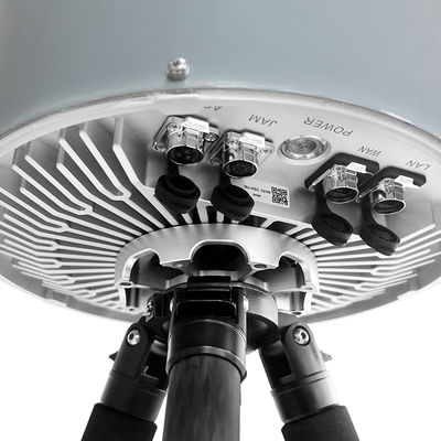 New design Long Range 5km Outdoor Drone Detector 7006300MHz With 360Degree Detection For FPV And OFDM Signals