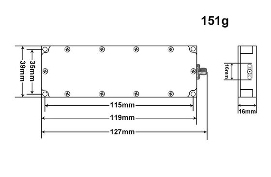 10 Antenna Handheld Cell Phone Signal Jammer Up To 20m Jam Radius Durable