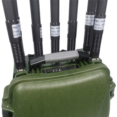 TX-BF05 Long Range Portable Man pack Drone Signal Jammer omnidirectional 5 bands Full-Band Coverage