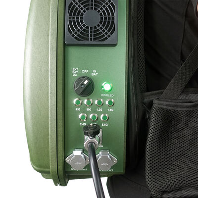 TX-BF05 Long Range Portable Man pack Drone Signal Jammer omnidirectional 5 bands Full-Band Coverage