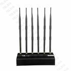 Libraries / Museum Rf Frequency Jammer , 6 Antenna Cell Phone Signal Blocker