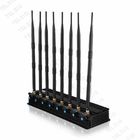8 Channel 40W High Power Mobile Phone Jammer For 5 - 20m Indoor Omni Directional
