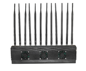 Desktop 10-50M Antenna Mobile Phone Signal Jammer For Gas Stations