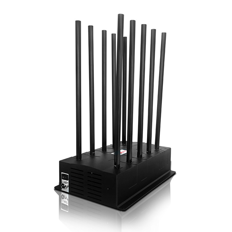 200-400 Square Meters Jamming Range 10 Channel Desktop 100W RF 5G Jammer WiFi Signal Blocker Signal Jammers
