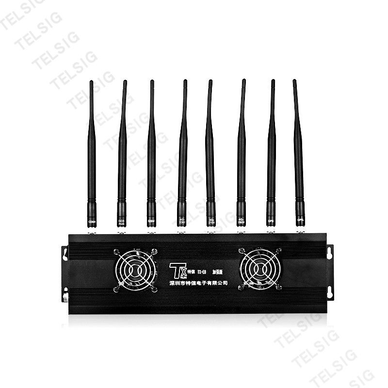 24 Hours Bluetooth / WIFI Signal Jammer Blocker 8 Band With Separate Switch