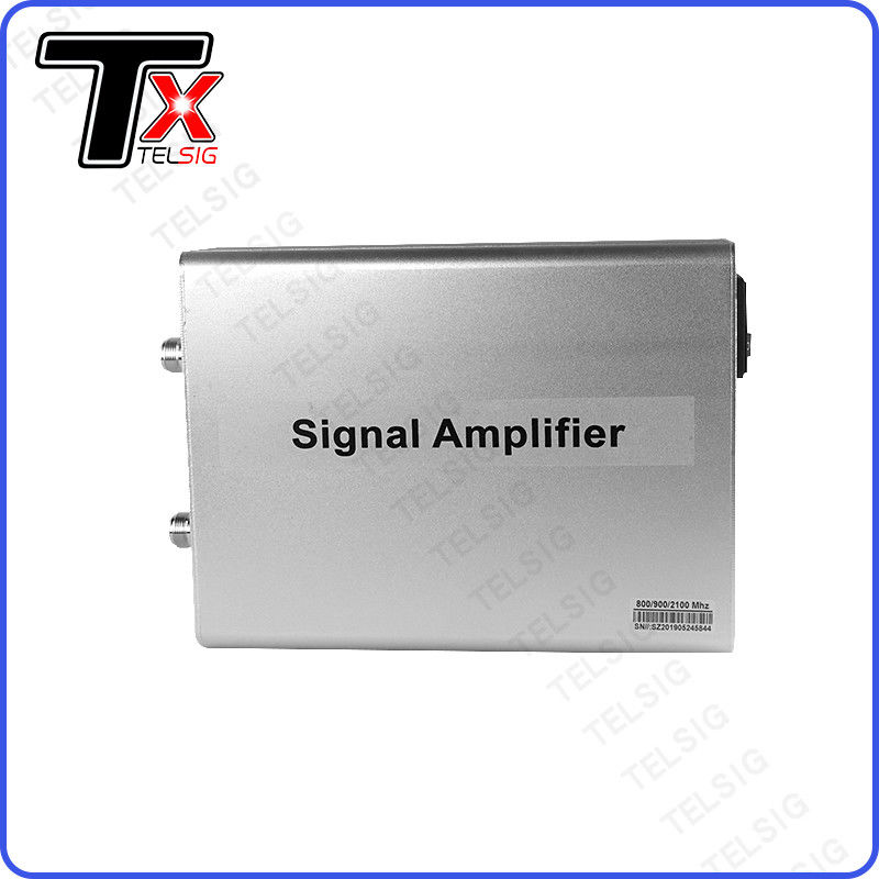 High Gain Three Band Phone Signal Booster Powerful For 2G / 3G / 4G Wide Coverage