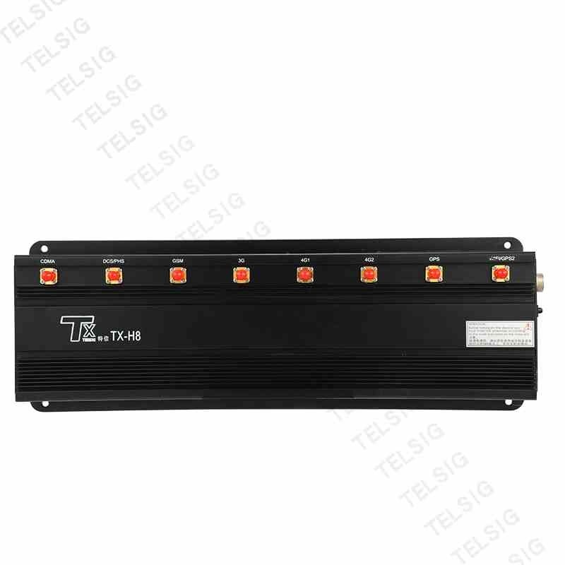 5 - 20 Meter Mobile Jamming Device , 8 Band Cell Phone Disruptor Jammer