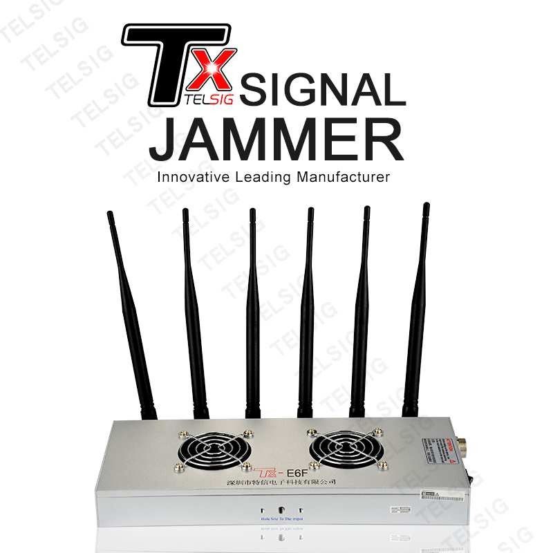 6 Channel Wireless Signal Jammer Multi Functional NFC Protection Small Size