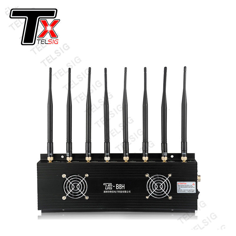High Frequency Wireless Signal Jammer Durable Alluminum Alloy Marterial