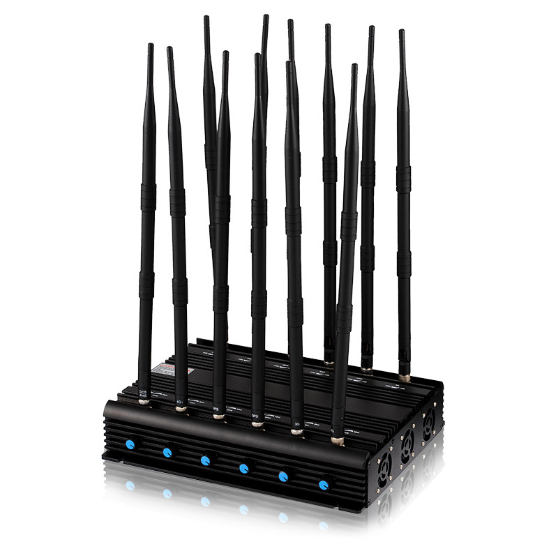 High Power Mobile Phone Signal Jammer 200-300sqm For Concert Halls