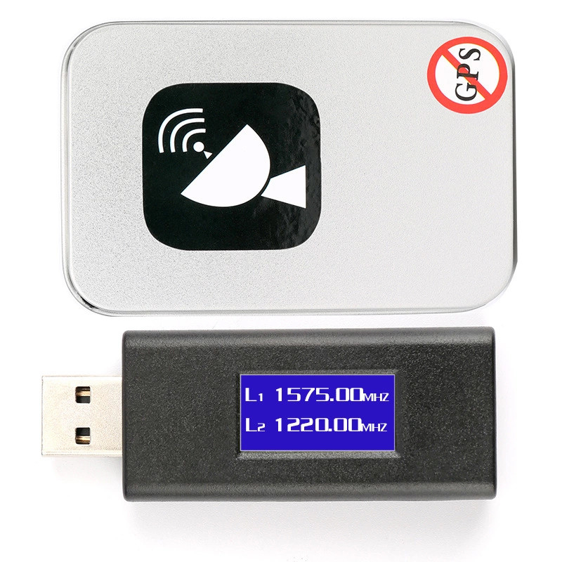 200-300sqm Mini USB GPS Blocker , LCD Screen GPS Signal Jammer