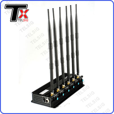 5 - 20 Meters Wireless Signal Jammer 6 Channels Wireless Camera Scrambler