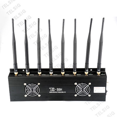 Powerful Car Gps Jammer For Wifi / CDMA / GSM 5 - 20 Meter Jamming Range