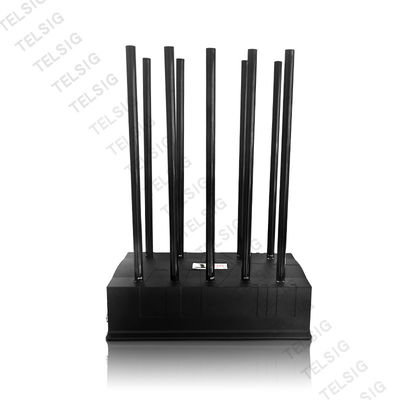 100 Watt 5G Phone Signal Jammer GSM LET High Power Long Distance 500sqm Range
