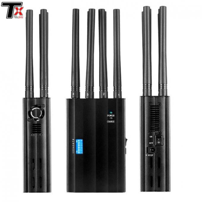 Handheld 5G Cell Phone Signal Jammer 8 Channel High Gain Signal Blocker