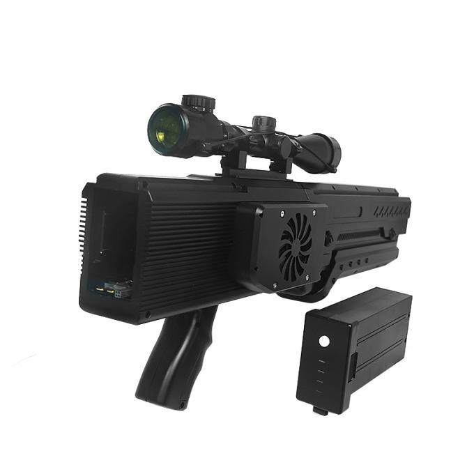 High Power 6 Channels Anti Drone Gun Jammer 1500 Meters 800MHz 900MHz