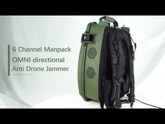 Portable Manpack Backpack drone signal jammer