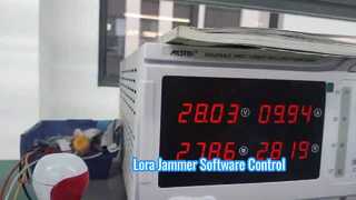 Software-Controlled drone signal lora digital  jammer module