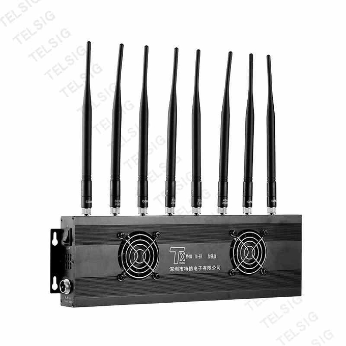 24 Hours Wifi Signal Scrambler , 5G / GPS / Wifi Network Jamming Device