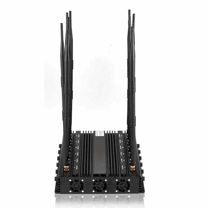 Infrared Remote Control Mobile Jammer Device , 12 Antennas Phone Signal